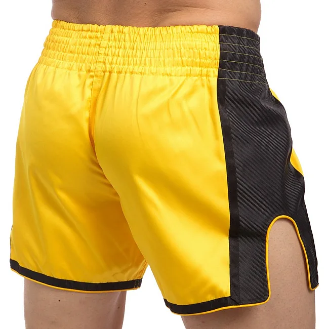 Шорти для тайського боксу та кікбоксингу FAIRTEX BS1701 YELLOW/BLACK BS1703-5
