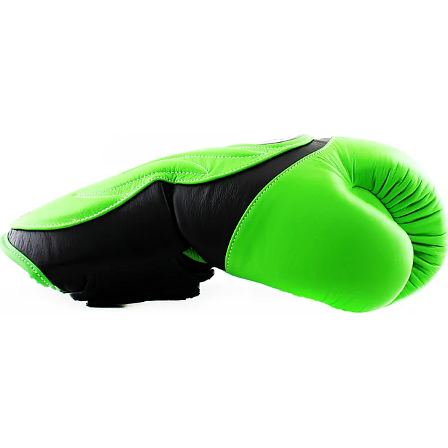 Рукавиці для боксу Twins Velcro Extra Design BGVL6 Black Green