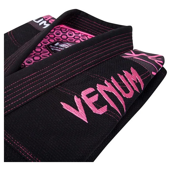Женское кимоно для джиу-джитсу Venum Challenger 2.0 Black