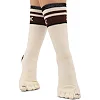 Гольфы для йоги и пилатеса с закрытыми пальцами нескользящие BLOOM YOGA SOCKS LB7150 (Белый)