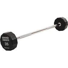 Штанга неразборная с фиксированным весом прямая PEV HAMMER STRENGHT TA-9979-35 (Черный)