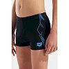 Плавки-шорты для мальчиков Arena GRAPHIC SWIM SHORT черный, бирюзовый (для детей)