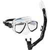 Набор маски и трубки Speedo ADLT ADVT MSKSKL SET 006 черный, прозрачный One Size