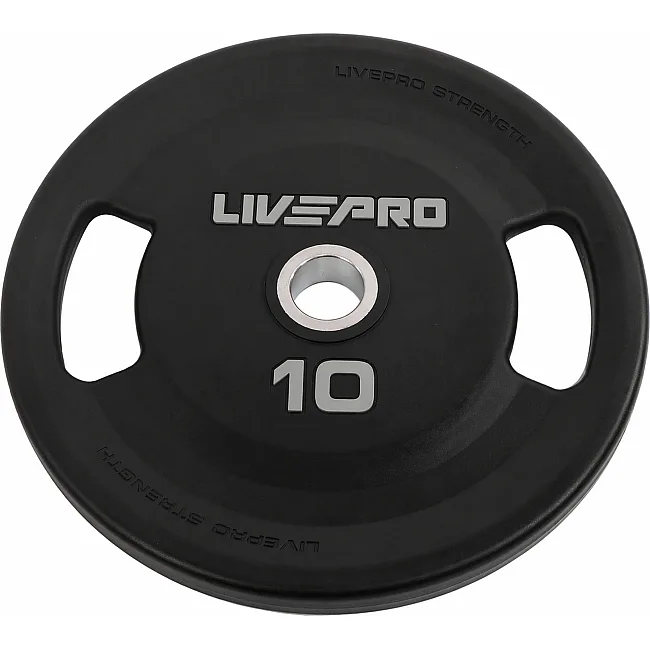 Блины диски полиуретановые 2 Handle металлическая втулка LiveUp LP8337-10 ø51мм 10кг