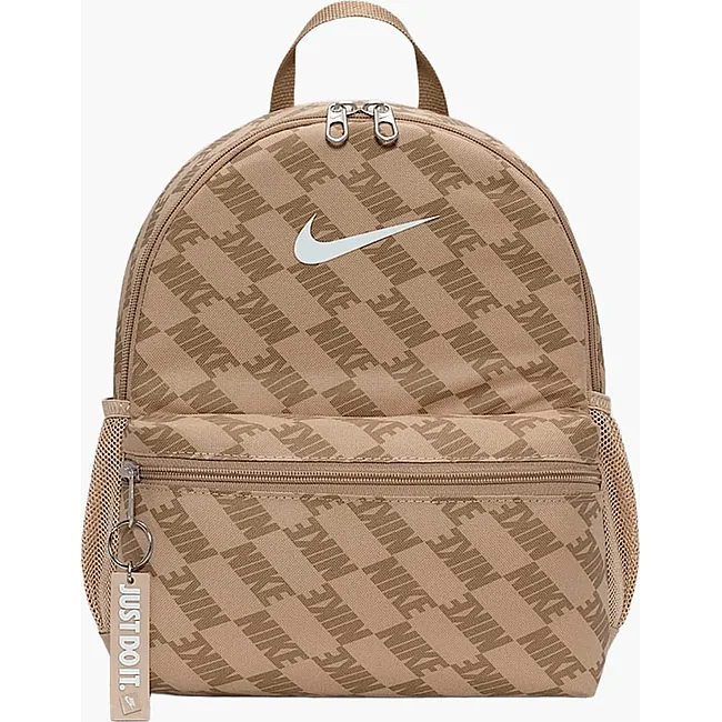 Рюкзак NIKE Y NK BRSLA JDI MNI BK-AOP FA25 11L бежевый (для детей) 25 x 33 x 13 см