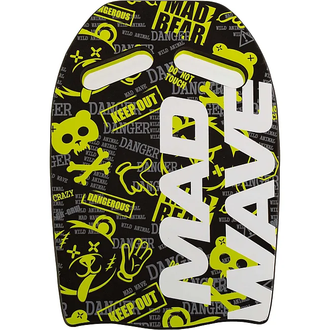 Доска для плавания MADWAVE Ergo Printed M072903 (Салатовый)