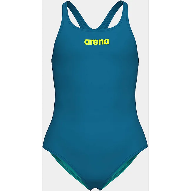 Купальник закритий для дівчат TEAM SWIMSUIT SWIM PRO SOLID бірюзовий (для дітей)