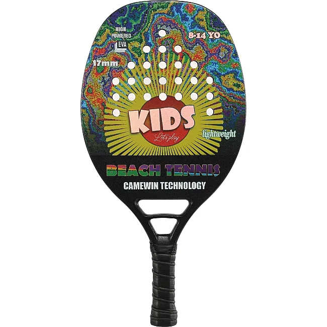 Ракетка для пляжного тенісу дитяча CAMEWIN KIDS PT-00251 (Чорний-жовтий)