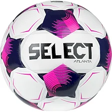 Футбольный мяч Select FB Atlanta Fifa v26 белый, розовый