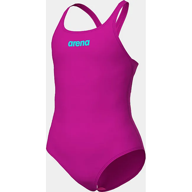 Купальник закрытый для девочек Arena TEAM SWIMSUIT SWIM PRO SOLID розовый (для детей)
