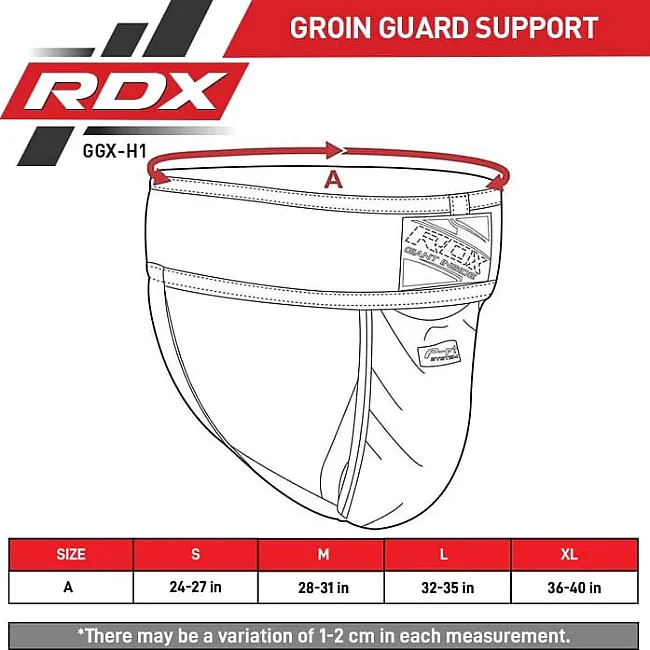 Защита паха RDX GROIN GUNDER ARMOURRD SUPPORTER черный