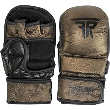 Рукавички Краби спарингові для MMA FISTRAGE VL-6487 (Чорний-золотий)
