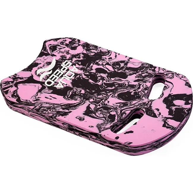 Дошка для плавання Aqua Speed UNI SWIRL KICKBOARD 63411 рожевий, чорний 43x28x3,6cм