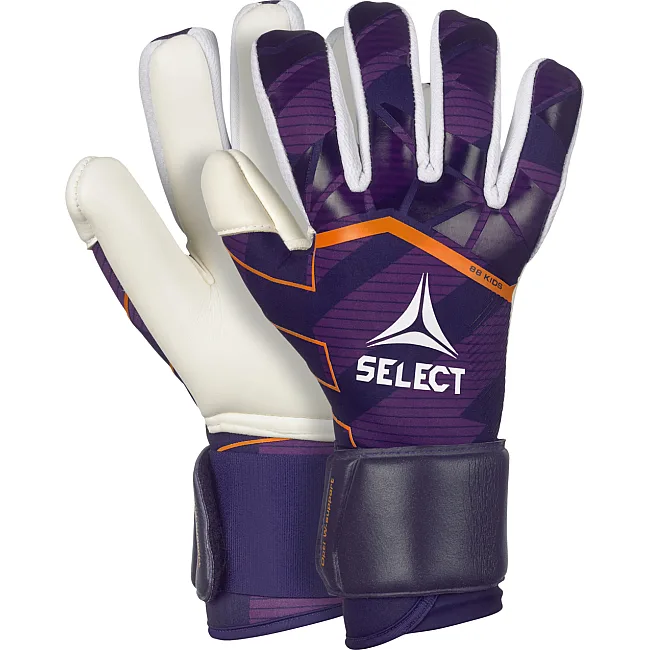 Перчатки вратарские детские Select GOALKEEPER GLOVES 88 KIDS v24 фиолетовый, белый