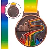 Медаль спортивная с лентой цветная тематическая SP-SPORT Бег Марафон C-0348 ø6,5см (Бронзовый) Медаль спортивная с лентой цветная тематическая SP-SPORT Бег Марафон C-0348 ø6,5см (Бронзовый)