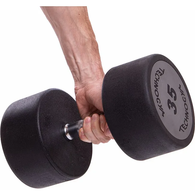 Гантель професійна
 з поліуретановим покриттям TECHNOGYM LN-1254-35 1шт 35кг