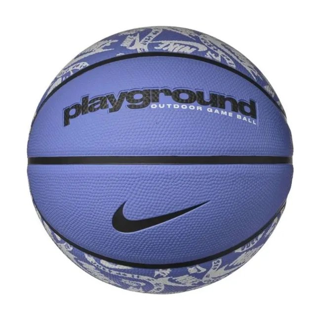 Мяч баскетбольный Nike EVERYDAY PLAYGROUND 8P GRAPHIC DEFLATED POLAR/BLACK/BLACK/WHITE size 5