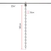 Цепь-утяжелитель для штанги ZELART
 TA-7809-22 вес-22кг l-8м, d-22мм хром