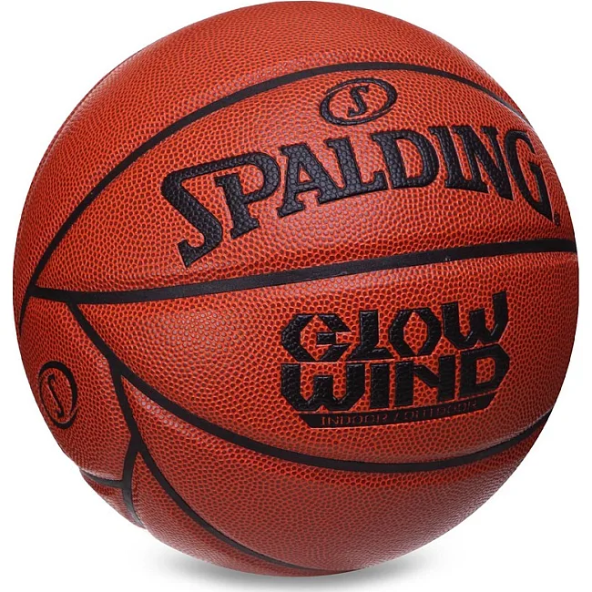 Баскетбольний м'яч
 SPALDING GLOW WIND 76993Y
 7