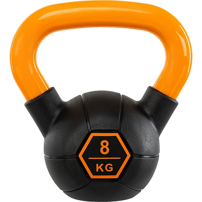 Гиря тренировочная цельная
 с окрашенной ручкой LiveUp Urethane competition kettlebell UAZE5336-8 вес 8кг