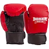 Перчатки для бокса детские искусственная кожа BOXER 2026 4 унции (Красный)