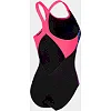 Купальник закритий для жінок Arena DREAMHLINE SWIMSUIT V BACK чорний, фіолетовий, бірюзовій
