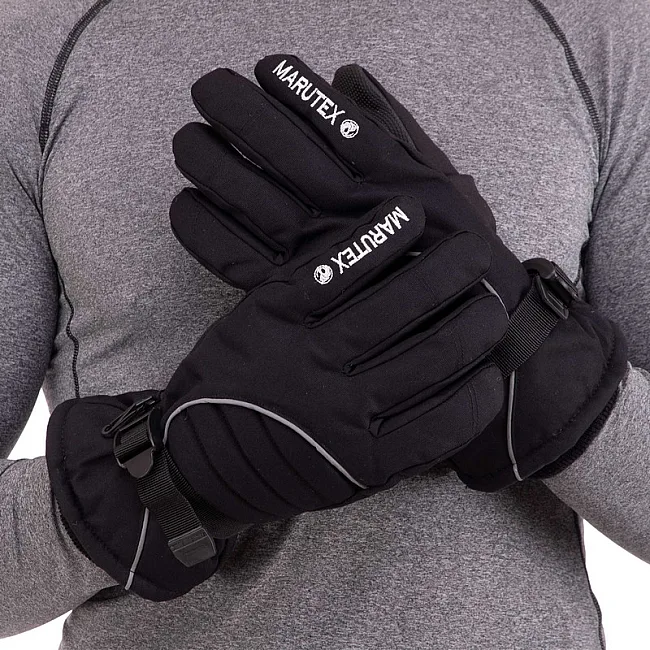Спортивные перчатки
 теплые MARUTEX A-3323 (Черный)