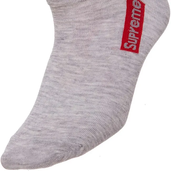 Спортивные носки мужские короткие SUP BC-3931 (Белый)