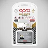 Капа для бокса OPRO Gold Braces под брекеты взрослая (возраст 11+) Dark Blue/Pearl (art.102506002)