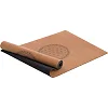 Коврик для йоги Пробковый каучуковый двухслойный Yoga mat RECORD FI-7156-8 183x61мx0.4cм с принтом Мандала