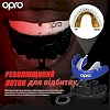 Капа для бокса OPRO Gold Braces под брекеты взрослая (возраст 11+) Dark Blue/Pearl (art.102506002)