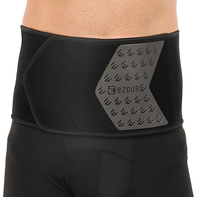 Пояс для тренажерного зала и похудения SWEAT WAIST TRIMMER EZOUS O-13
 126x20см (Черный-серый)