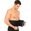 Пояс для тренажерного зала и похудения SWEAT WAIST TRIMMER EZOUS O-13
 126x20см (Черный-серый)