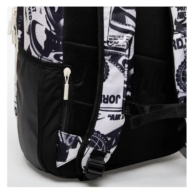 Рюкзак Nike Jordan JAM AIR PATROL BACKPACK 27L белый, черный 48х30х16 см