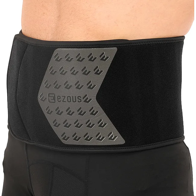 Пояс для тренажерного зала и похудения SWEAT WAIST TRIMMER EZOUS O-13
 126x20см (Черный-серый)