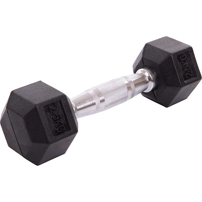 Гантель шестигранний
 гексагональна
 ZELART
 TA-2679-2_5 1шт 2,5кг