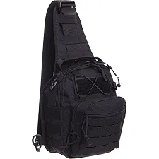Сумка-слинг тактическая SILVER KNIGHT YQS-099 30x23x15см 10л (Черный)