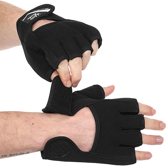 Тренировочные перчатки для фитнеса
 HARD TOUCH FG-9531 (Черный)