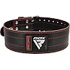 Пояс для пауэрлифтинга RDX кожаный RD1 Red