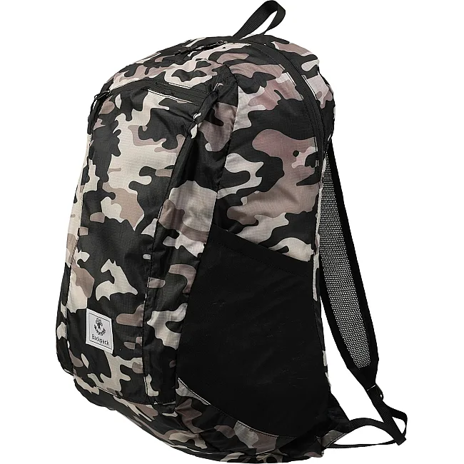 Рюкзак складной портативный WATER RESISTANT PORTABLE 4MONSTER T-CCB-24 24л (Черный-зеленый)