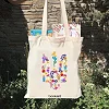 Экошопер BOOKOPT BK4033 Цветочный Трезубец бежевый