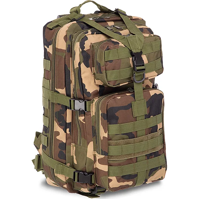 Штурмовий рюкзак SP-SPORT ZK-5509 44x26x18см 20л (Камуфляж Woodland)