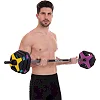 Штанга разборная для фитнеса и аэробики фитнес памп MDbuddy TA-2684 длина-1,4м 30мм 20кг