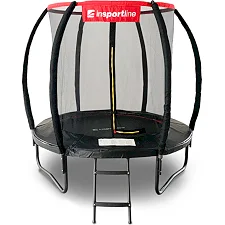 Батут inSPORTline Flea PRO с внутренней сеткой 183 см черный