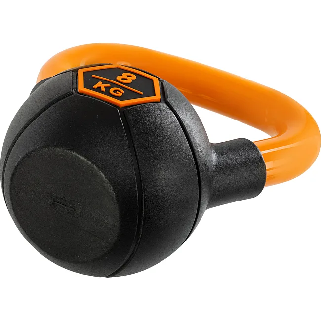Гиря тренировочная цельная
 с окрашенной ручкой LiveUp Urethane competition kettlebell UAZE5336-8 вес 8кг