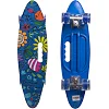 Пенни борд Penny Board круизер пластиковый со светящимися колесами и ручкой для переноски 24" SP-SPORT SK-885-14