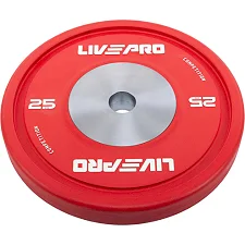 Бамперный диск резиновый LiveUp LP8335-25 ø50.5мм 25кг
