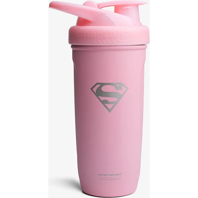 Шейкер спортивный SmartShake Reforce 900ml Supergirl Pink