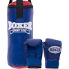 Набір боксерський дитячий груша та рукавички BOXER 1008-2026 (Чорний-синій)