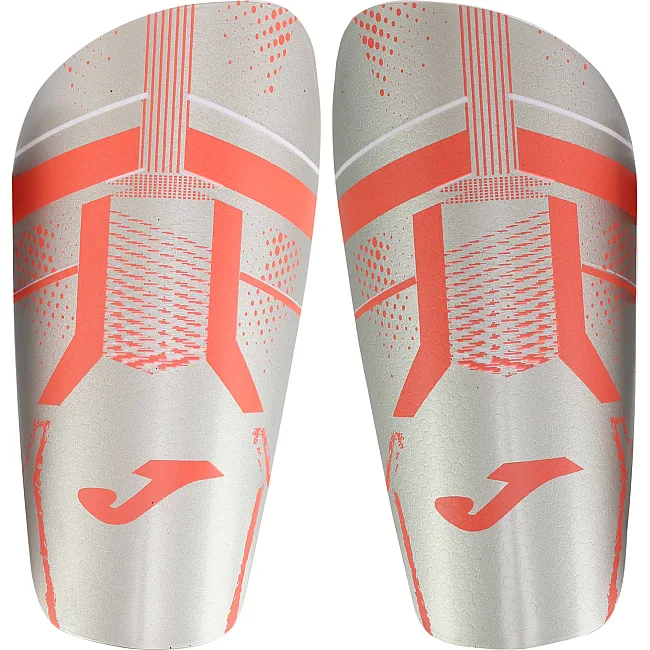 Щитки для футбола с держателем щитков в комплекте JOMA LEG II 401490-268-коралловый (Серый-коралловый)